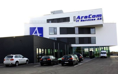 AraCom IT Services AG stellt energieeffizienten Neubau des Firmenhauptsitzes im Gersthofer Gewerbegebiet fertig